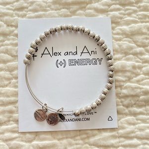 Alex and Ani silver bead bracelet.